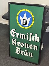 Emailschild ermisch kronenbrä gebraucht kaufen  Stahnsdorf