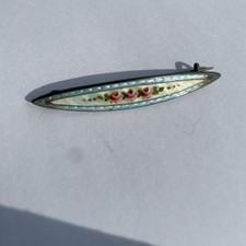Antique enamelled brooch for sale  ESHER