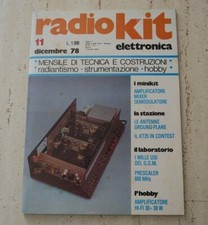 Radio kit elettronica usato  Tivoli
