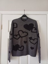 Next grey heart for sale  SPALDING