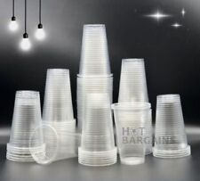 7oz clear plastic for sale  RAINHAM