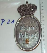 Bahnpolizei brustschild antik gebraucht kaufen  Lauenbrück