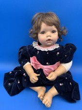 Boneca bebê Adora realista ponderada em excelente estado usado 18” cabelo castanho olhos lavanda comprar usado  Enviando para Brazil
