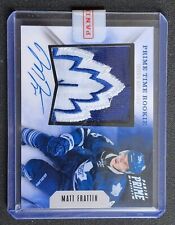 2011 2012 Panini Prime Time Novatos Auto Patch #30 MATT FRATTIN /5 Toronto comprar usado  Enviando para Brazil