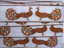 Vintage peacock patterned for sale  Woodland