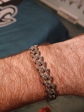 Silver mens bracelet for sale  Red Hill