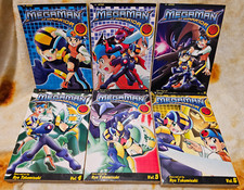 MegaMan NT Warrior Battle Network Manga Books Novels Vol #1-6 Viz Media VGC comprar usado  Enviando para Brazil
