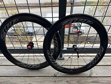 Zipp 404 Firecrest zestaw kół z włókna węglowego, Shimano (lub Campy) z rurkami Conti na sprzedaż  Wysyłka do Poland