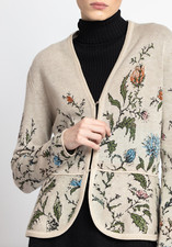 Ivko strickjacke blumenmuster gebraucht kaufen  Burgdorf