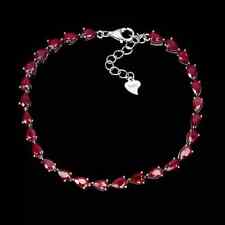 Silver bracelet ruby for sale  INVERNESS