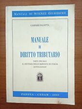 Manuale diritto tributario usato  Casteggio