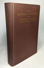 Official method analysis d'occasion  Bazouges-la-Pérouse