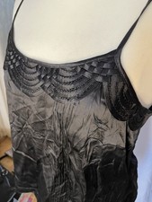 Monsoon black ruched for sale  WOODFORD GREEN