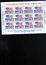 Feuille vignettes concorde d'occasion  France