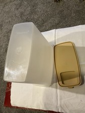 Usado, Tupperware, Guardião de Cereais, Creme, com Tampa Ver Descrição comprar usado  Enviando para Brazil