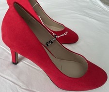 Ladies red faux for sale  WARRINGTON