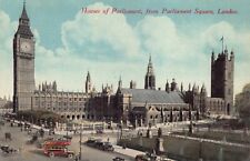 CARTÃO POSTAL - CASAS DO PARLAMENTO DA PRAÇA DO PARLAMENTO - LONDRES - PRÉ 1918 comprar usado  Enviando para Brazil