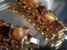 GORgeous High End Vintage Anos 60 Arte Brilhante Pulseira de Strass de Vidro 31J5 comprar usado GORgeous High End Vintage Anos 60 Arte Brilhante Pulseira de Strass de Vidro 31J5 comprar usado  Enviando para Brazil