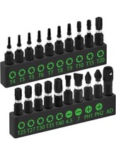 Usado, SWANLAKE 20PCS Conjunto de Brocas Estrela Resistente a Adulterações, Conjunto de Brocas Torx, Segurança Grau de Impacto comprar usado  Enviando para Brazil