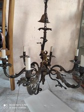 Lampadario antico bronzo usato  Torino