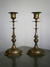 Pair candle holders d'occasion  Expédié en Belgium