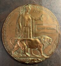 Ww1 bronze death for sale  STRATFORD-UPON-AVON