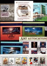 // 9 S/S NAÇÕES UNIDAS - USADO - ESPAÇO - NAVE ESPACIAL - ANIMAIS - ARTE - RELIGIÃO , usado comprar usado  Enviando para Brazil