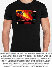 Camiseta Gráfica Top Gear 2 SNES Masculina ou Feminina NOVA, usado comprar usado  Enviando para Brazil