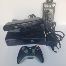 HDD fino Xbox 360 E 1439 250GB com controle Kinect OEM e cabos testados funciona comprar usado  Enviando para Brazil