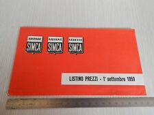 Brochure originale 1959 usato  Santena