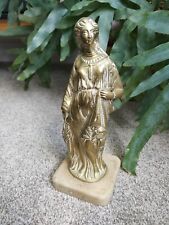 Beautiful brass lady for sale  NEWPORT