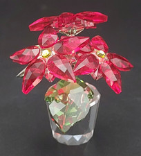 Swarovski crystal poinsettia for sale  WADHURST