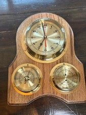 Vtg clock weather for sale  Rosemount