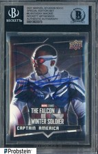 Anthony Mackie ASSINADO E "Capitão América" 2021 Marvel SDCC RC BGS BAS AUTO comprar usado  Enviando para Brazil