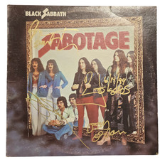 Black Sabbath lp Sabotage assinado por 4 músicos Ozzy Osbourne comprar usado  Enviando para Brazil