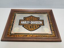 Placa de parede Harley Davidson motocicletas barra espelho escudo madeira 19"x15" vintage comprar usado  Enviando para Brazil