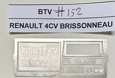 #152- Photodecoupe pour BTV RENAULT 4CV BRISSONNEAU comprar usado  Enviando para Brazil