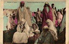 Cpa maroc femmes d'occasion  Expédié en France