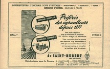 Publicité ancienne semoir d'occasion  France