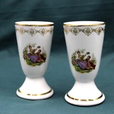 Duo mazagrans porcelaine d'occasion  Boulleret