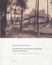 Mittelhof hermann muthesius gebraucht kaufen  Berlin