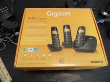 Usado, Telefone sem fio Siemens Gigaset pacote com 3 6.0 A495 com secretária eletrônica comprar usado  Enviando para Brazil