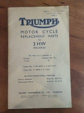 Triumph 3hw ww2 gebraucht kaufen  Sankt Augustin
