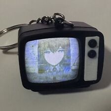 Pingente mochila chaveiro Steins Gate Makise Kurisu som brilhante mini TV comprar usado  Enviando para Brazil