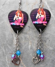 Brincos de palheta de guitarra Madonna The Confessions Tour com berloques e Swarovskis comprar usado  Enviando para Brazil