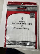 Mens white handkerchiefs for sale  Nashville