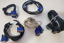 Monitor 5x 15 pinos preto SVGA SUPER VGA M/M macho para macho cabo PC & TV preto comprar usado  Enviando para Brazil