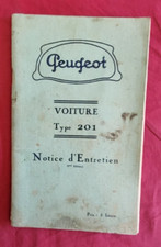 Peugeot 201 entretien d'occasion  Caderousse