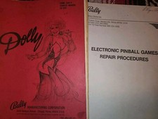 Dolly pinball manual for sale  Hagerstown