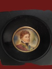 Peinture portrait miniature d'occasion  Longny-au-Perche